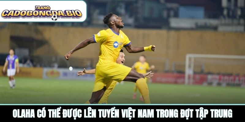 Olaha có thể được lên tuyển Việt Nam trong đợt tập trung